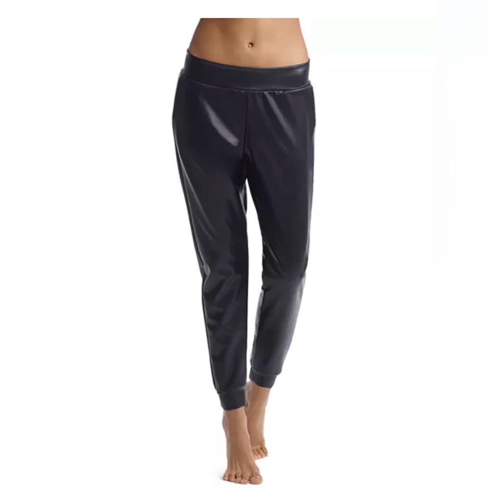 Commando Faux Leather Joggers Size L EUC